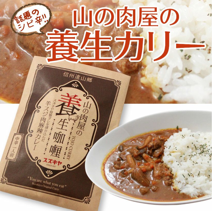 ビリーヤード家庭内又はガレージ用 山の肉屋の養生カリー | 遠山ジビエとジンギスカン／肉の鈴木屋